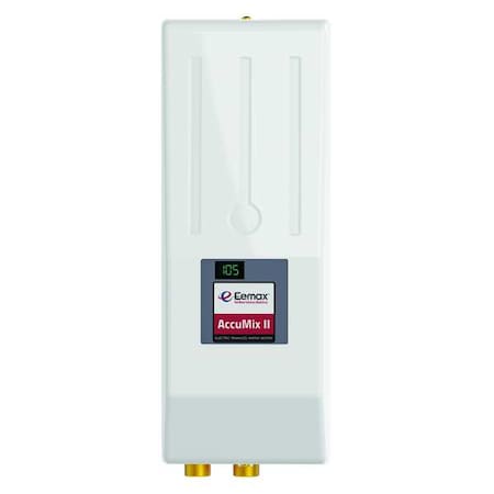 Eemax AM012240T Commercial Electric Tankless Water Heater, Undersink, 240V AC, Single Phase