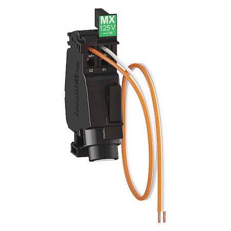 Square D LV426863 Shunt Trip, PowerPact B and Compact NSXm Circuit Breaker Use With, 110 to 130V AC/125V DC, 0 Poles