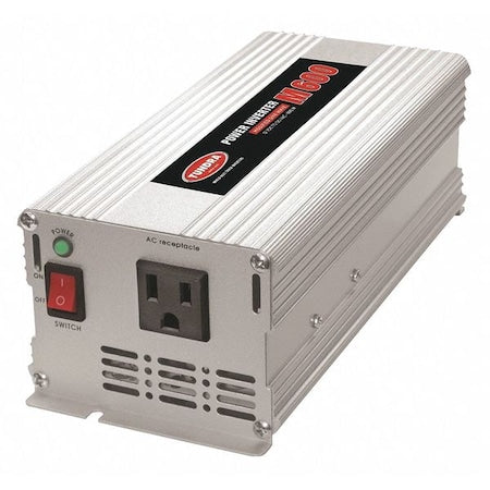 Tundra M600 Power Inverter, Modified Sine Wave, 1,200 W Peak, 600 W Continuous, 1 Outlets
