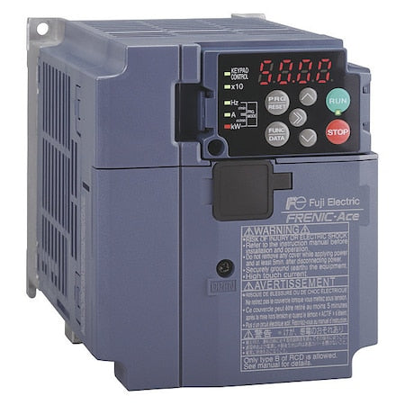 Fuji Electric FRN0020E2S-2GB Variable Frequency Drive, Blue