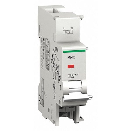 Schneider Electric M9A26963 Undervoltage Release, Multi 9 Circuit Breakers Use With, 220 to 240V AC, 0 Poles