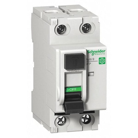 Schneider Electric M9R12225 IEC Supplementary Protector, GFP Series, 25 A, 2 Pole, 240V AC, 10kA at 240V AC, A Curve