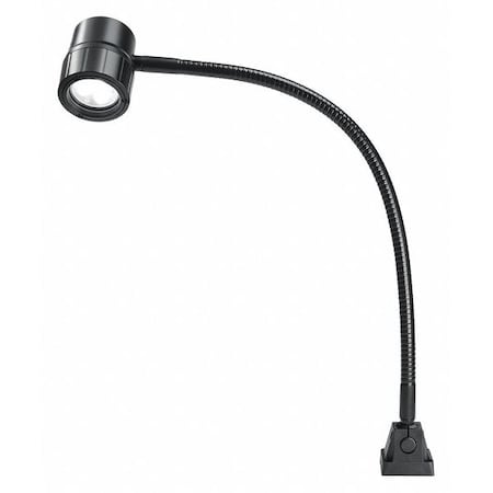 Waldmann 113261000-00641183 Gooseneck Task Light, LED, 460 lm, 6W, Black