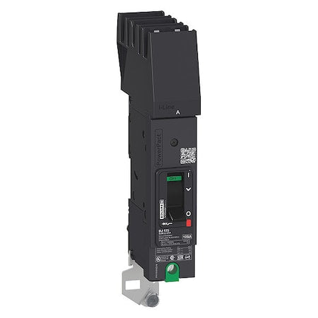 Square D BJA160201 Molded Case Circuit Breaker, POWERPACT B Series, 20A, 1 Pole, 347/600V AC, 100kA at 240V AC