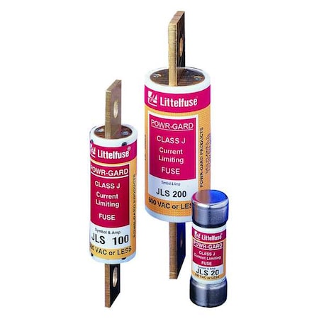 Littelfuse JLS150 UL Class Fuse, J Class, Fast-Acting, 150A, 600V AC, Non-Indicating
