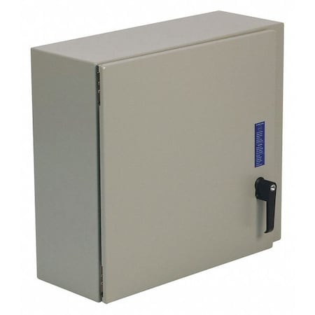 Wiegmann N412423812CD 1/4 Turn Latch Electrical Enclosures, 42 in H, 12 in D, 38 in W, 12, 13, 3R, 4, Steel