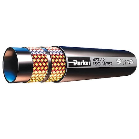Parker F487TC01JC-8-10-10-120.00 Hydraulic Hose Assemblies