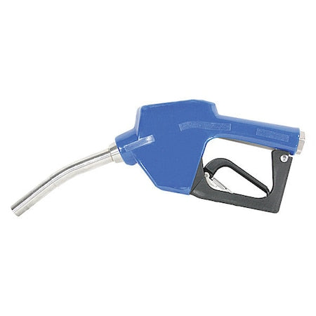 Blue DEF DEF-SN Drum Pump Nozzle, Blue, Curved6-1/2 in SSSpout