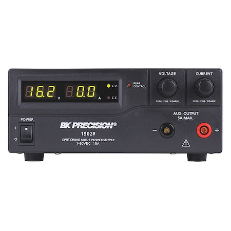 B&K Precision 1902B DC Power Supply, 0 to 15A, 1 to 60V