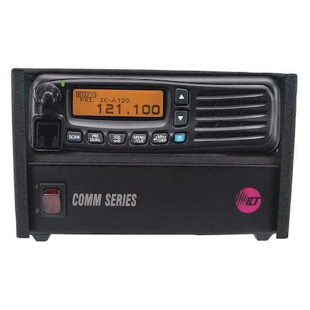Icom A120B 24 USA Portable Two Way Radio, VHF, Black