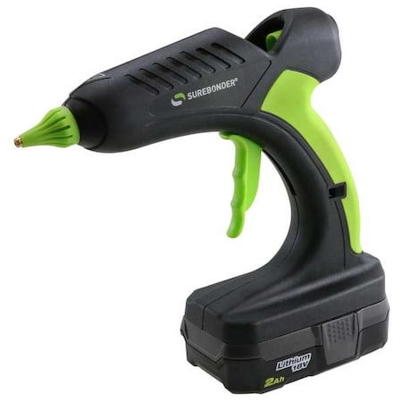 Surebonder Pro2-60KIT Glue Gun, L, 8 in 18V, 60 W, 1 lb/hr Output