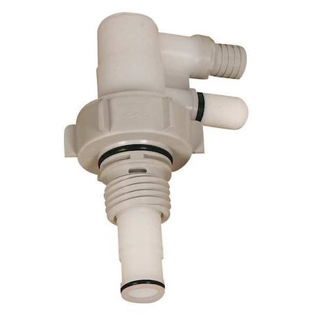 Liquidynamics 195207A Coupler, PPBody, 0Outlet, 3/4 in HoseBarb