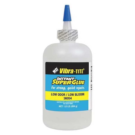 Vibra-Tite 36054 Instant Adhesive, 360 Series, Clear, 0.7 oz, Bottle