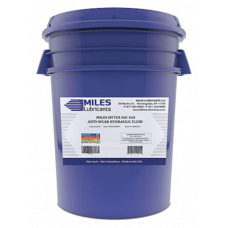 Miles Lubricants M001000803 5 gal Pail, Hydraulic Oil, 100 ISO Viscosity, 30W SAE