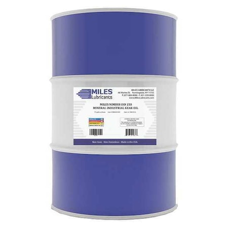 Miles Lubricants M00600301 55 gal Gear Oil Drum 150 ISO Viscosity, 90W SAE, Amber