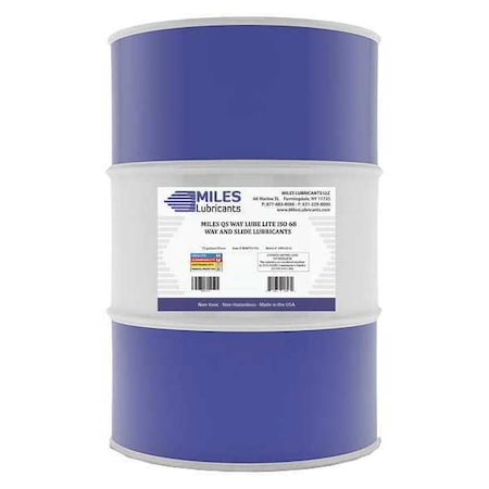 Miles Lubricants M00701701 Cutting Oil, Drum, 55 gal.Viscosity 68