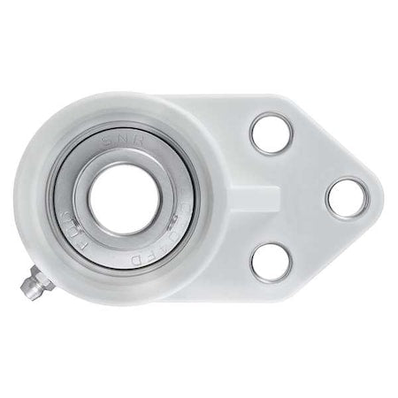 NTN SUCFBL207-23 Flange Bearing, 3-Bolt, Ball, 1-7/16