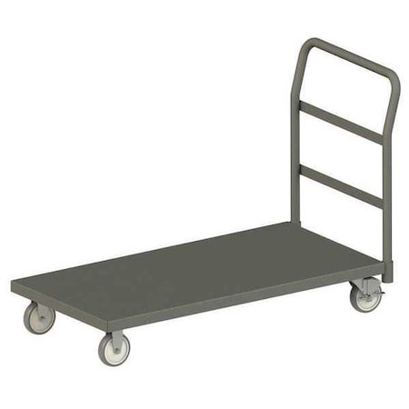 Durham MFG EPT18485PU95 Platform Truck, Gray, Steel, 1,400 lb