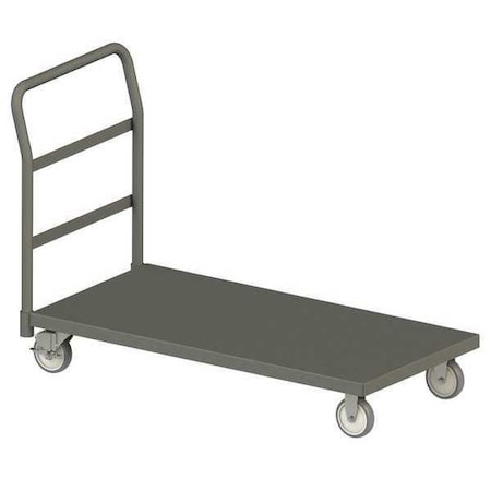 Durham MFG EPT30365PU95 Platform Truck, Gray, Steel, 1,400 lb