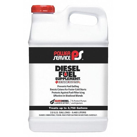 Power Service 01050-02 Diesel Fuel Supplement, Amber, 2.5 gal.