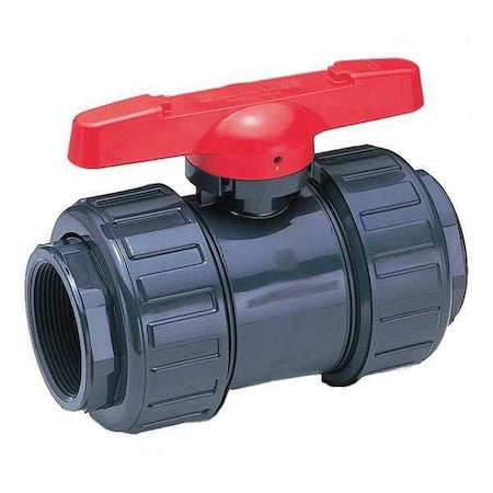 Asahi 1626020 Manual 2-Way Ball Valve, Socket, PVDF