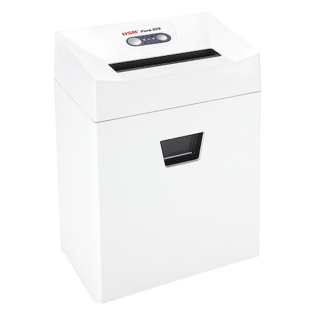 HSM Pure 320c Paper Shredder, Cross-Cut, White, 6.6 gal.
