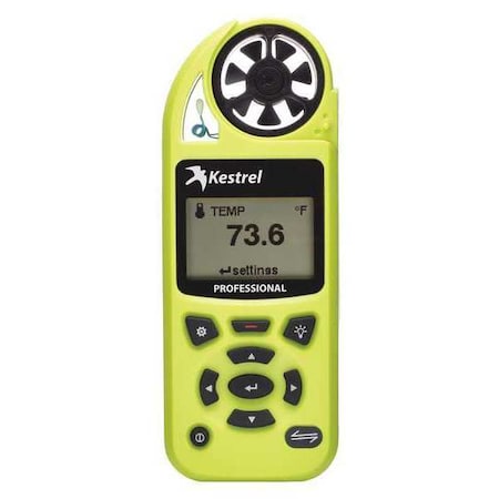 Kestrel 0852HVG Environmental Meter, Green, 7,874 fpm