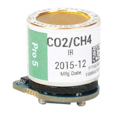 Industrial Scientific 17155304-V Gas Detector Sensor, Electrochem, CO2/CH4
