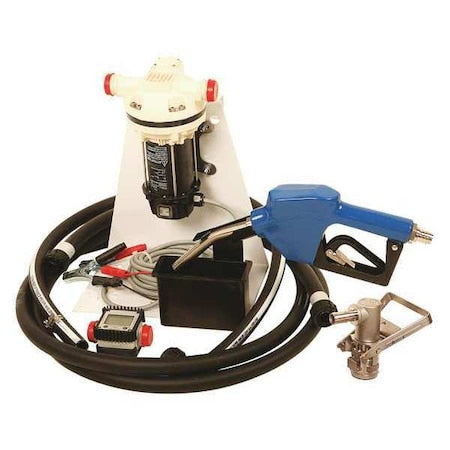 Liquidynamics DS12H20TASXXRSV Electric Operated Drum Pump, 12V DC, 8 Max. Flow Rate, 1/10 HP, Polypropylene, 3/4