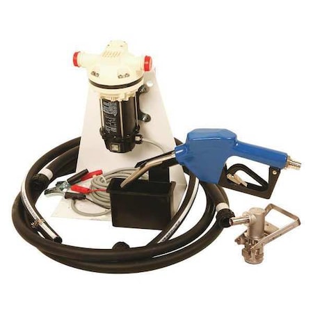 Liquidynamics DS12H20XASXXRSV Electric Operated Drum Pump, 12V DC, 8 Max. Flow Rate, 1/10 HP, Polypropylene, 3/4