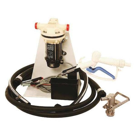 Liquidynamics DS12H20XMPXXRSV Electric Operated Drum Pump, 12V DC, 8 Max. Flow Rate, 1/10 HP, Polypropylene, 3/4