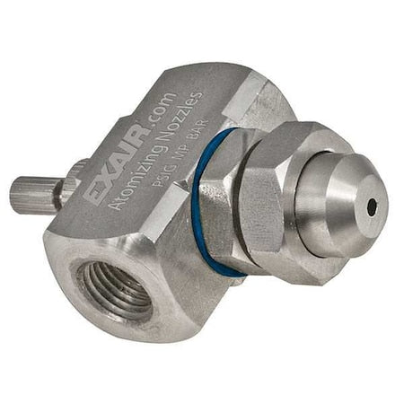 Exair AN1010SS Atomizing Spray Nozzle, 1.1 to 3.3 gph