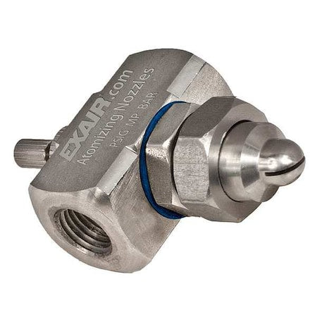 Exair AF1040SS Atomizing Spray Nozzle, 3.3 to 18.3 gph