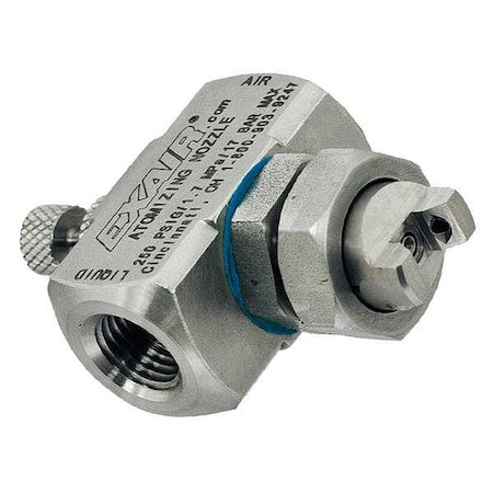 Exair EB1020SS Atomizing Spray Nozzle, 2.5 to 7.5 gph