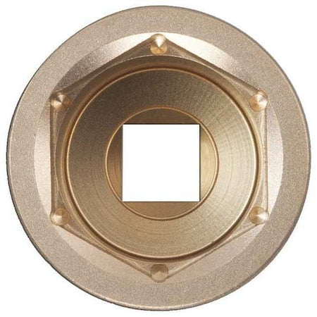 Ampco Safety Tools DWI-1/2D13/16 1/2 in Drive Impact Socket 13/16 in Size Hex Deep Depth, Natural