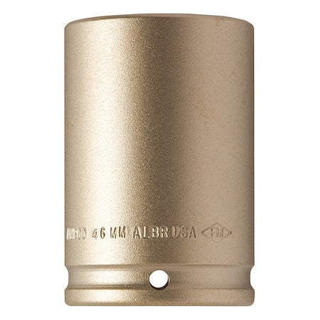 Ampco Safety Tools DWI-1/2D15/16 1/2 in Drive Impact Socket 15/16 in Size Hex Deep Depth, Natural