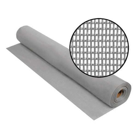 Phifer 3004106 Pet Door and Window Screen, Vinyl Coated Polyester, 36 in W, 100 ft L, 0.025 in Wire Dia, Gray