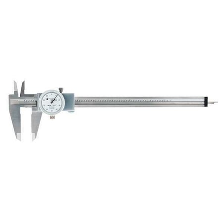 Tesa Brown & Sharpe 00589045 Dial Caliper, Stainless Steel, White