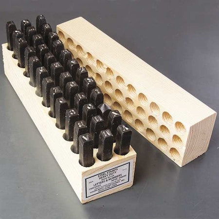 Young Bros Stamp Works 03363 Steel Stamps Set, 2-1/2