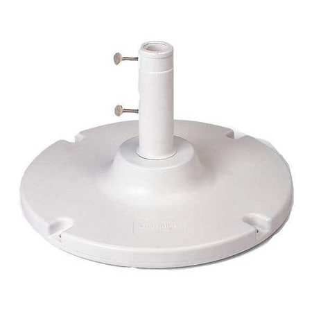 Grosfillex US607004 Umbrella Base, 20 in Dia, White