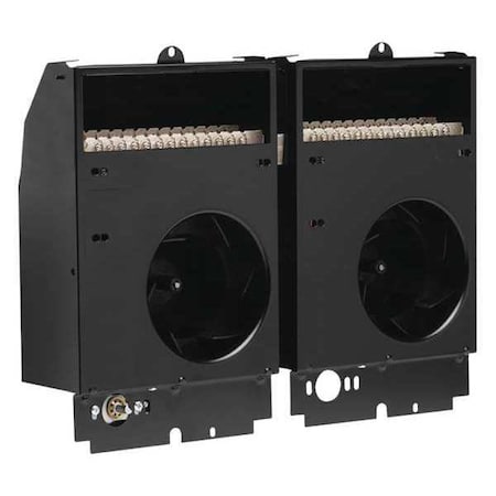 Cadet CST402T Recessed Electric Wall-Mount Heater, Recessed or Surface, 4000/3000W W, 240/208V AC, Black