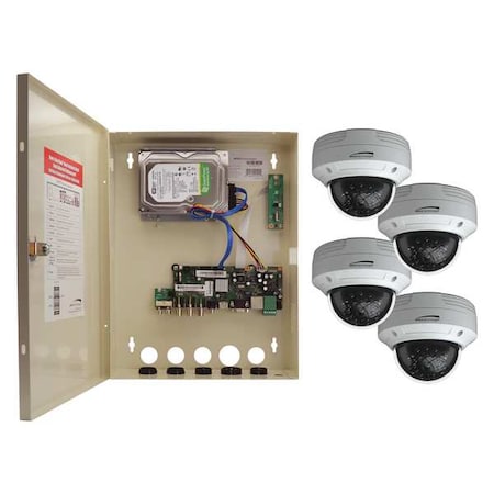 Speco Technologies ZIPTW4D1 Digital Video Recorder Kit, 4-1/2