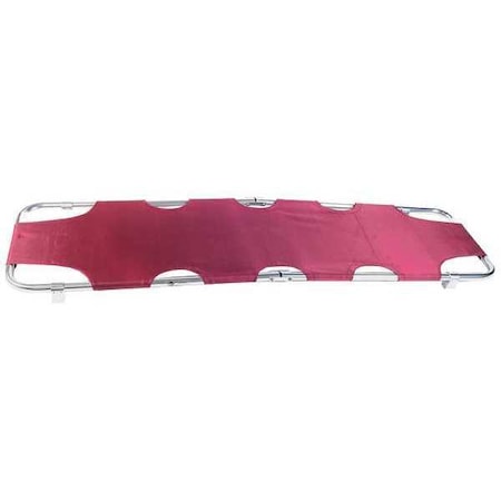 Medsource MS-EFS123 Folding Stretcher, 350 lb, Red, 73