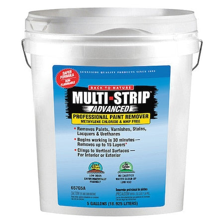 Back TO Nature 657G5A Paint Remover, 5 gal., Benzyl Alcohol Base