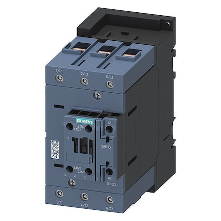 Siemens 3RT20451AK60 IECPowerContactor, Non-Reversing, 120V AC