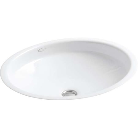 Kohler K-2874-0 16 1/16 in W x 19 7/16 in L x 5 7/8 in H, Bathroom Sink