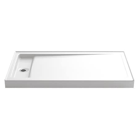 Kohler K-9177-0 Shower Base, Cast Iron, White, 4
