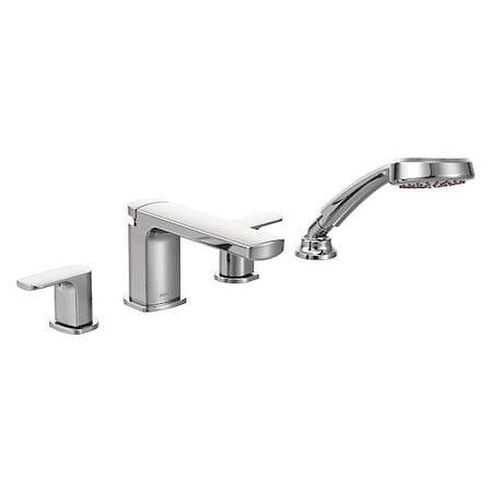 Rizon T936 Tub Spout, Silver, 10-19/32