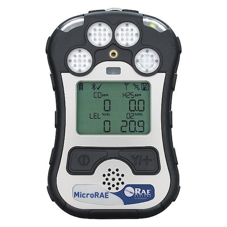 Honeywell M031-4111-200 MicroRAE Multi-Gas Detector, IP67, Audible, Vibrating, Visual, Monochrome, 12 hr Battery Life