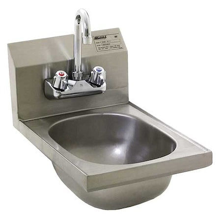 Eagle Group HSAN-10-F Hand Sink, With Faucet, 12 In. L, 18 In. W
